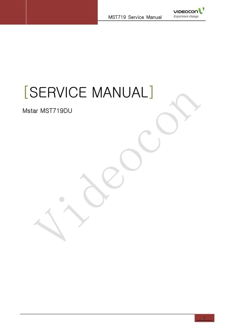 Videocon Mstar MST719, Mstar MST719DU Service manual