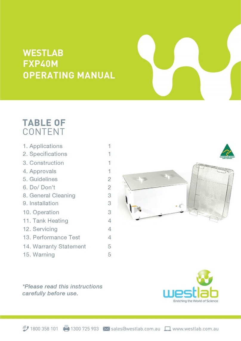 Westlab FXP40M User manual