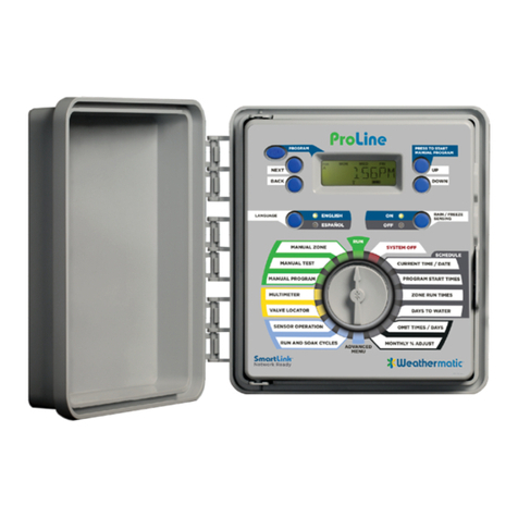 Weathermatic PROLINE PL800 quick start guide Weathermatic PROLINE PL800 quick start guide