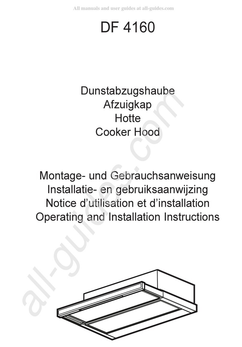 Electrolux DF 4160 Operating and installation instructions