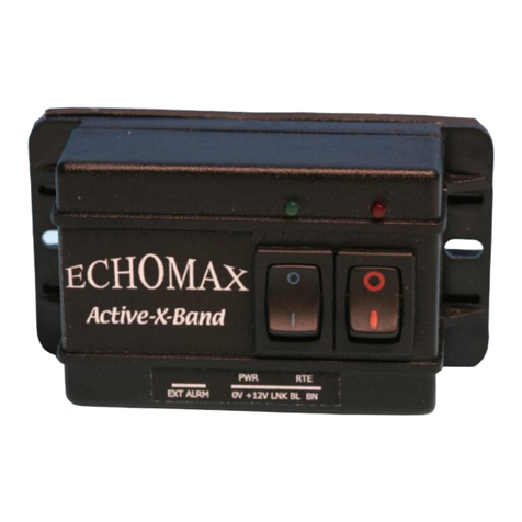 ECHOMAX Active-X-Band User manual