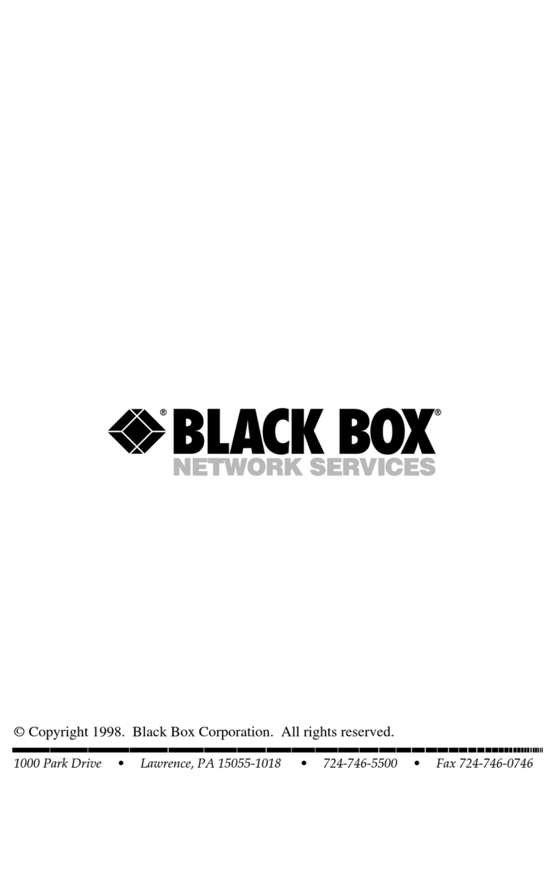 Black Box USB Director RS-232 User manual