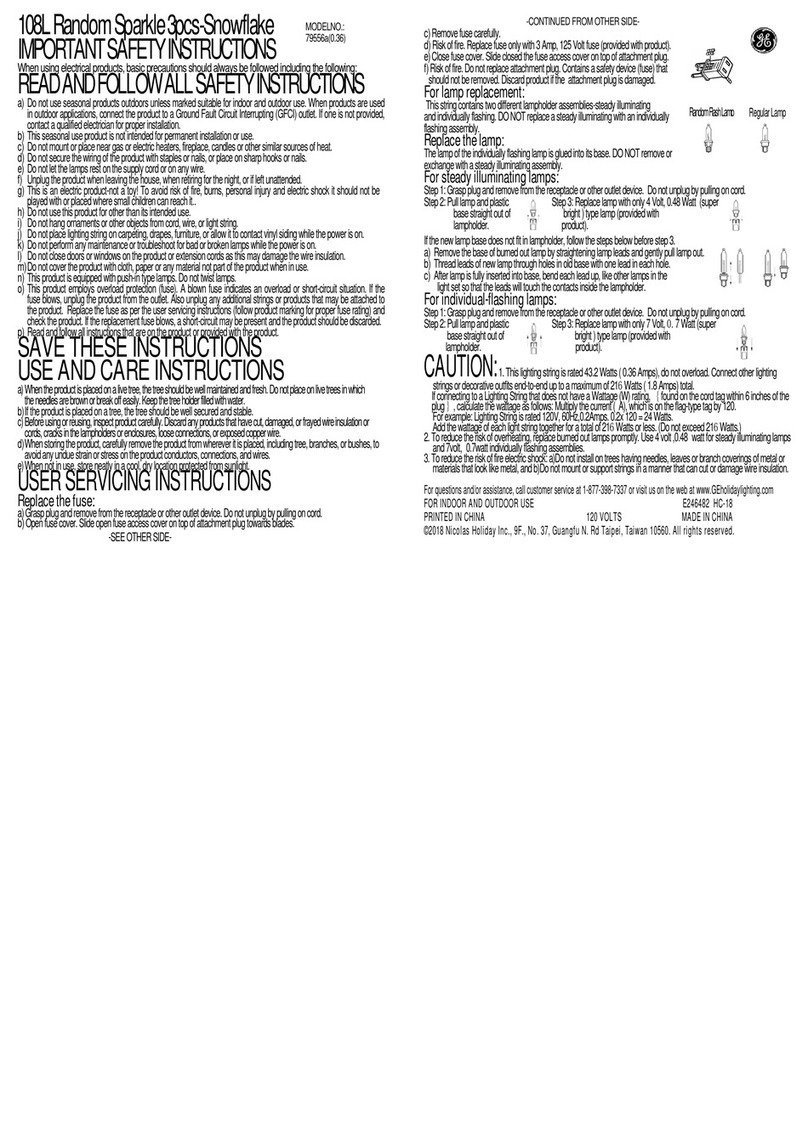 GE 79556a User manual