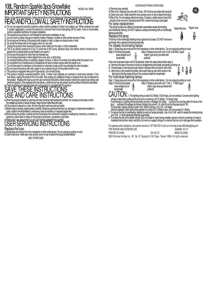 GE 79556 quick guide