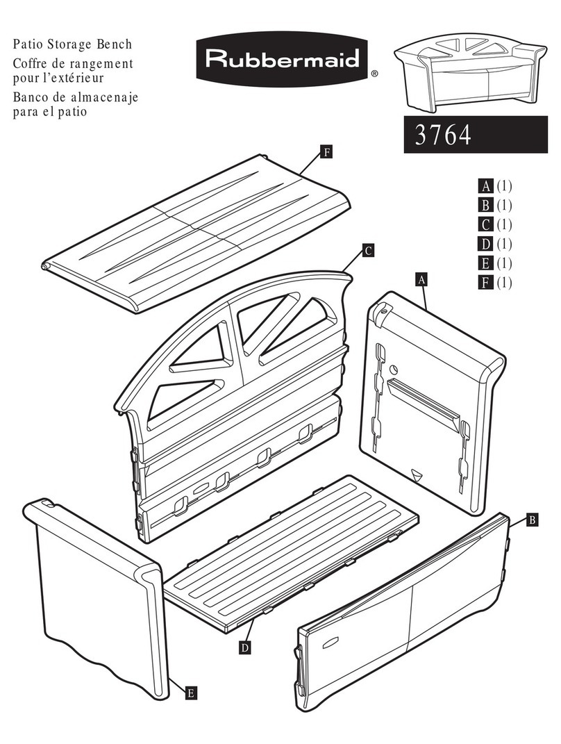Rubbermaid 3764 manual