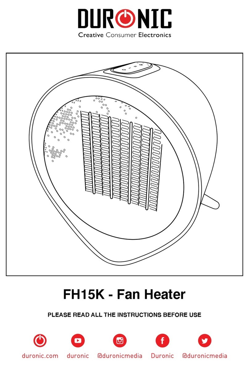 Duronic FH15K User manual Duronic FH15K User manual