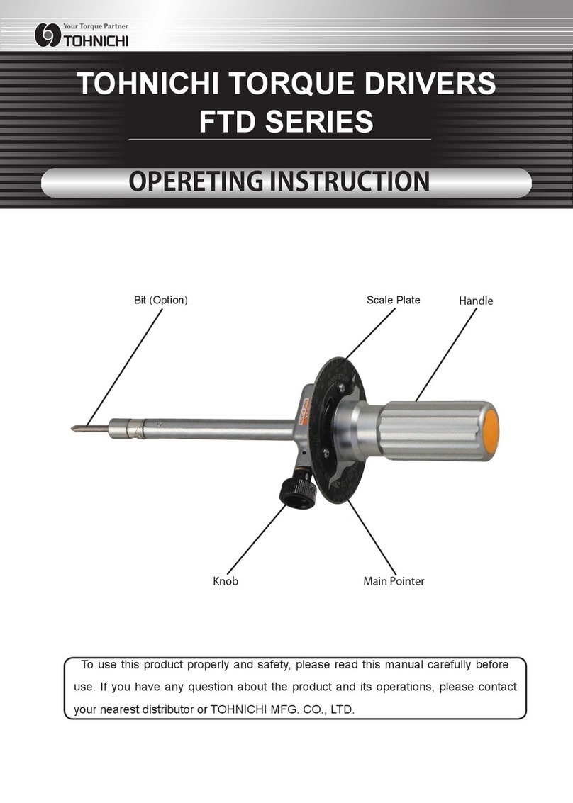 Tohnichi FTD Series User manual