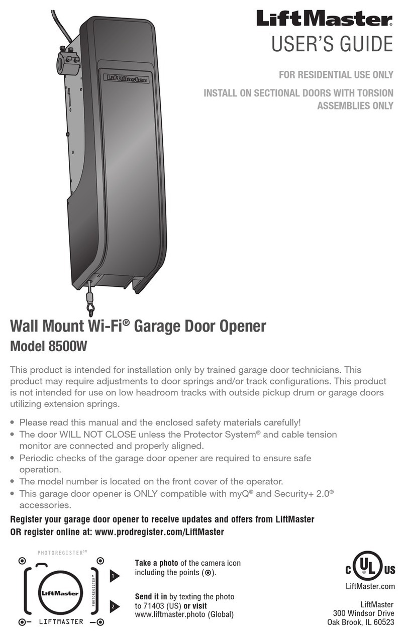 Chamberlain 8500W User manual