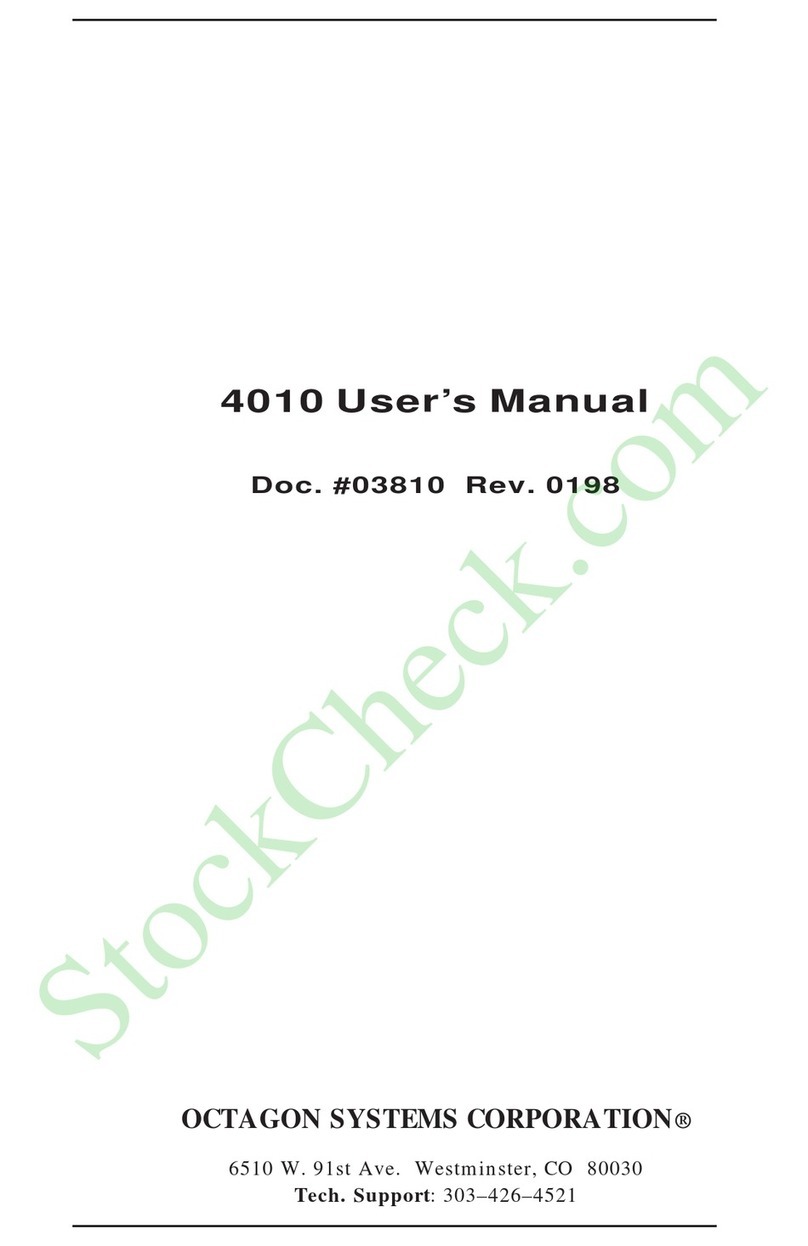 Octagon 4010 user manual