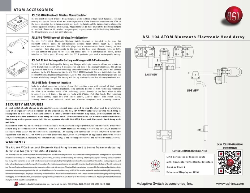 ASL INTERCOM 104 ATOM quick guide