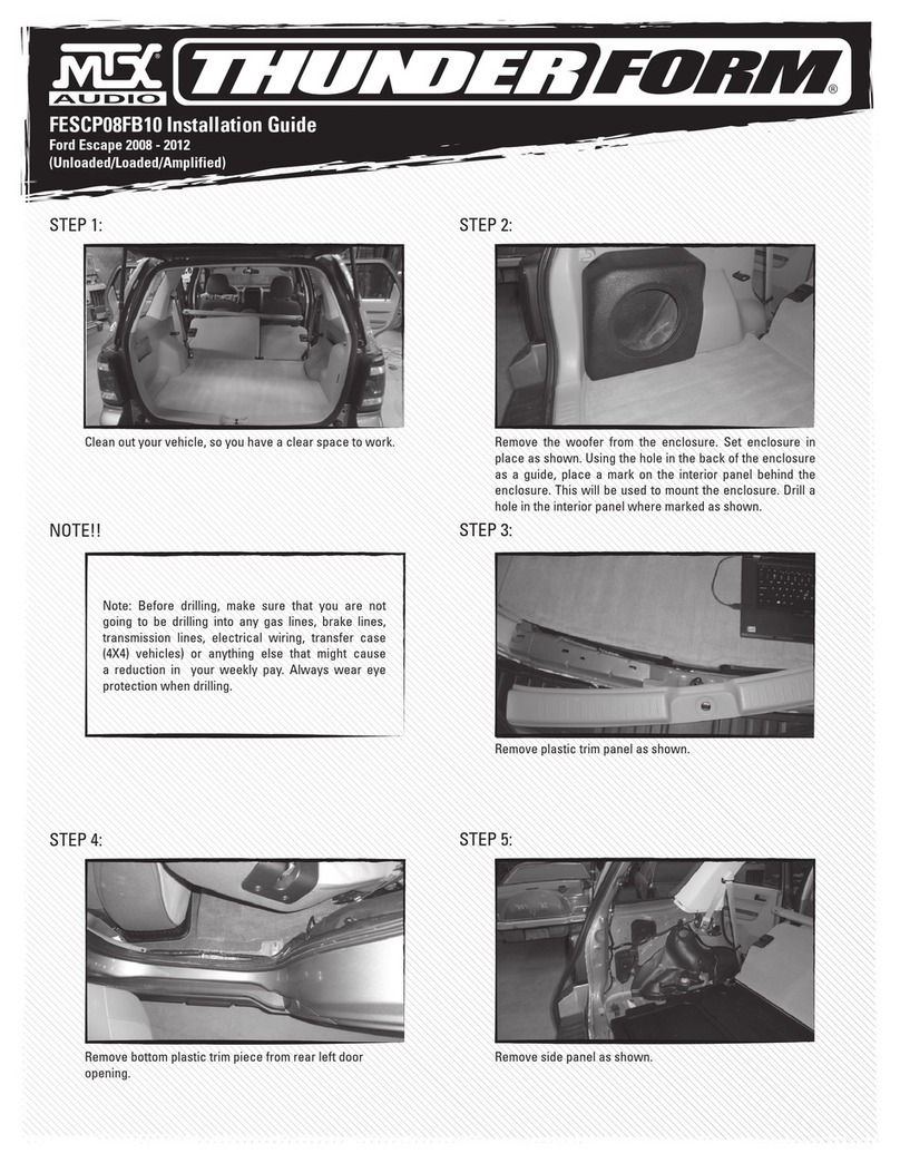 MTX ThunderForm FESCP08FB10 User manual