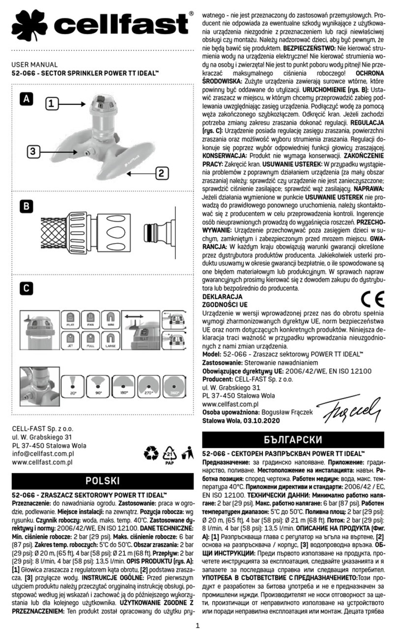 Cellfast POWER TT IDEAL 52-066 user manual
