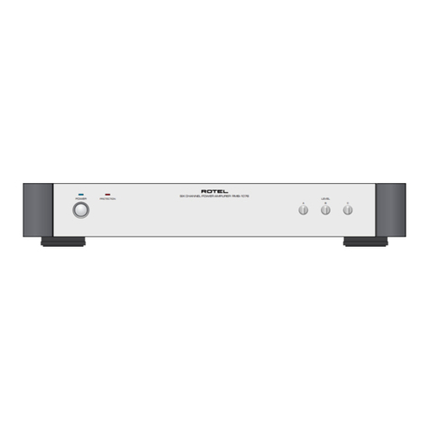 Rotel RMB-1076 User manual