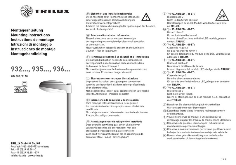 Trilux 932 Series User manual