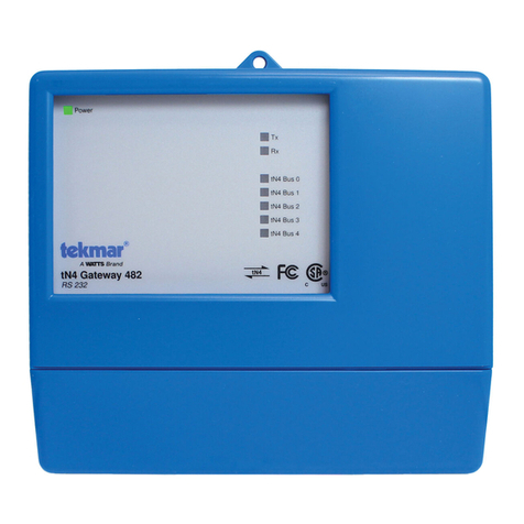 Watts TekmarNet 4 Installation, operation and maintenance manual