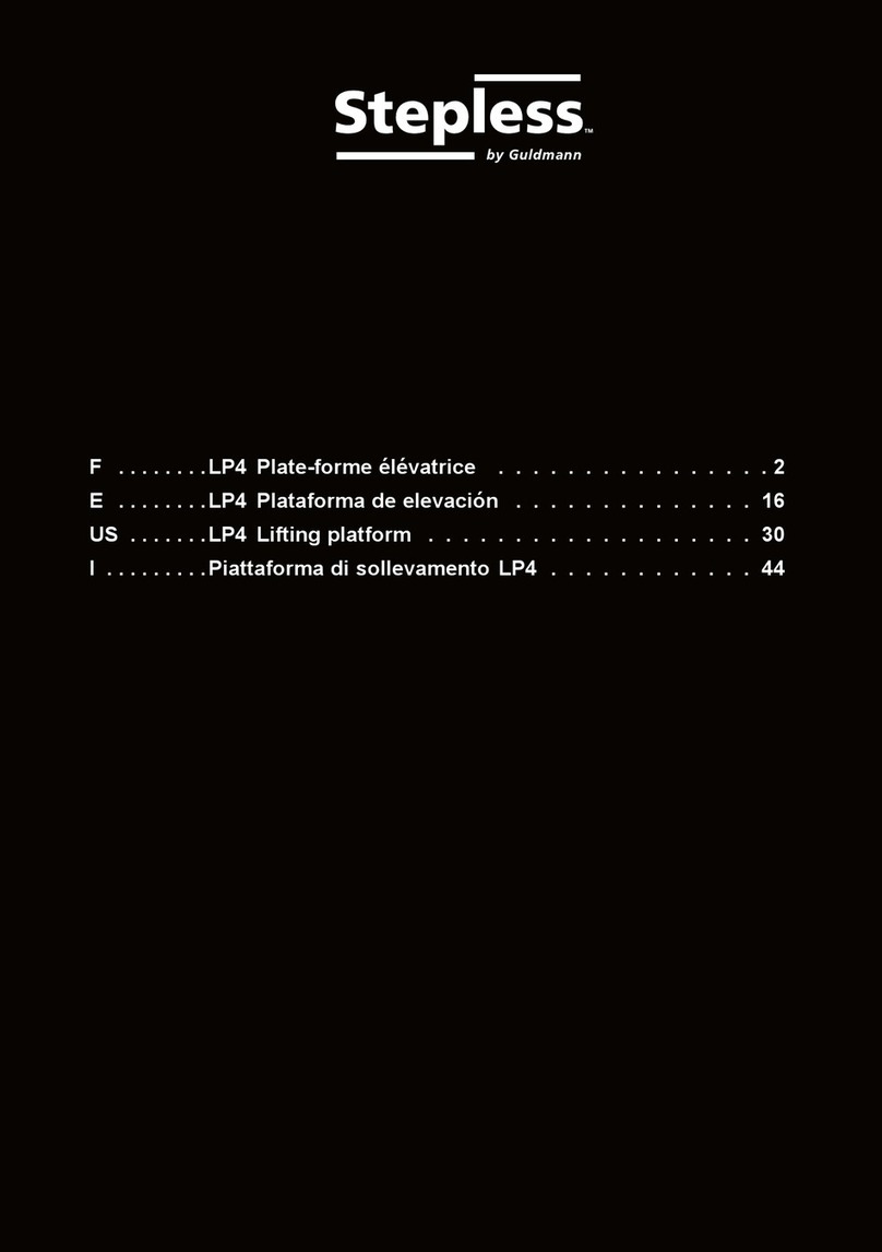 Guldmann Stepless LP4 User manual
