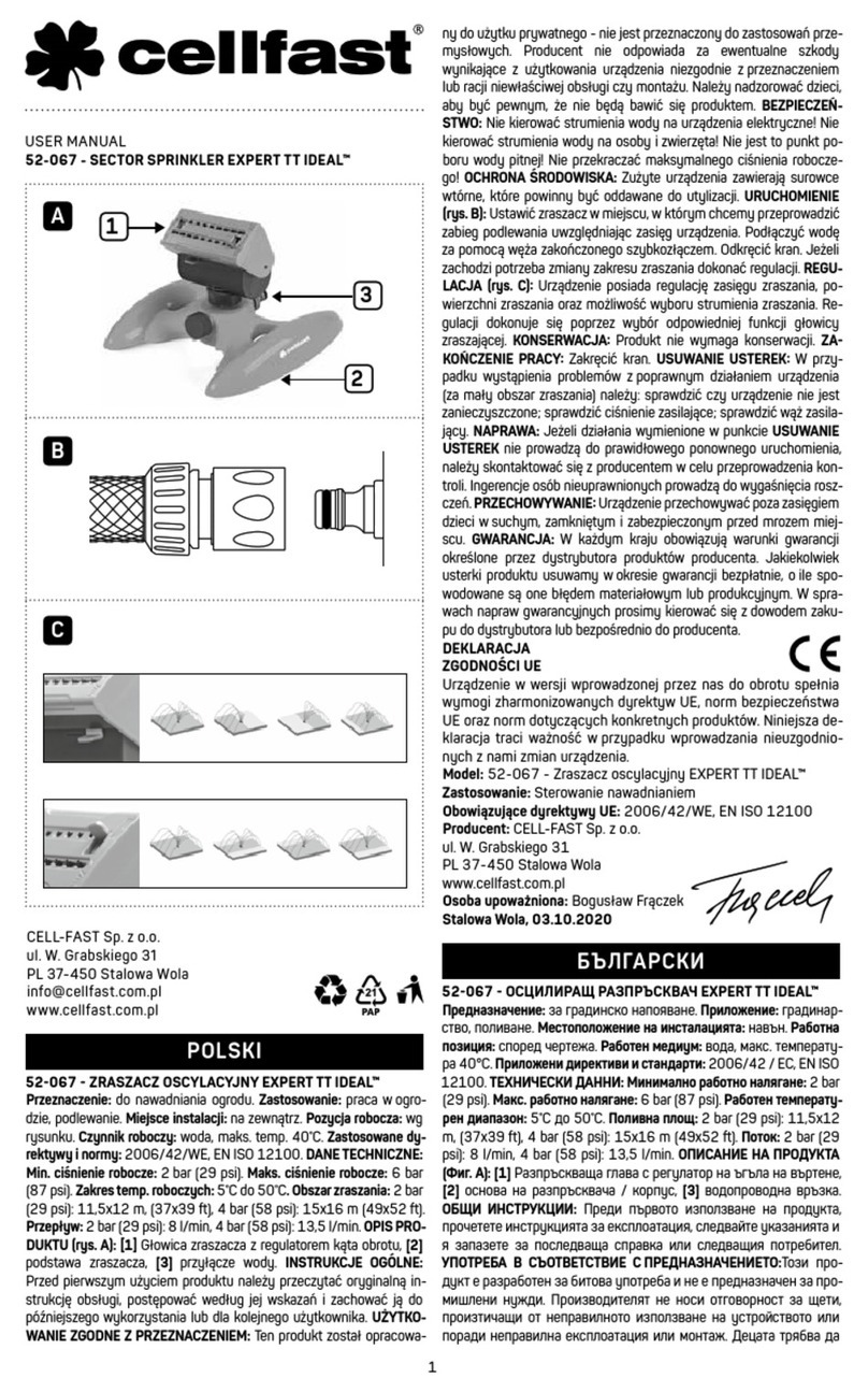 Cellfast EXPERT TT IDEAL 52-067 user manual