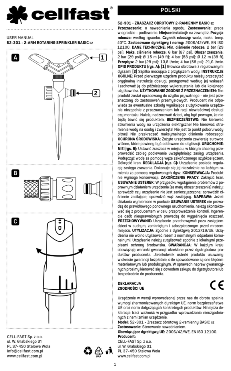 Cellfast BASIC sz 52-301 User manual