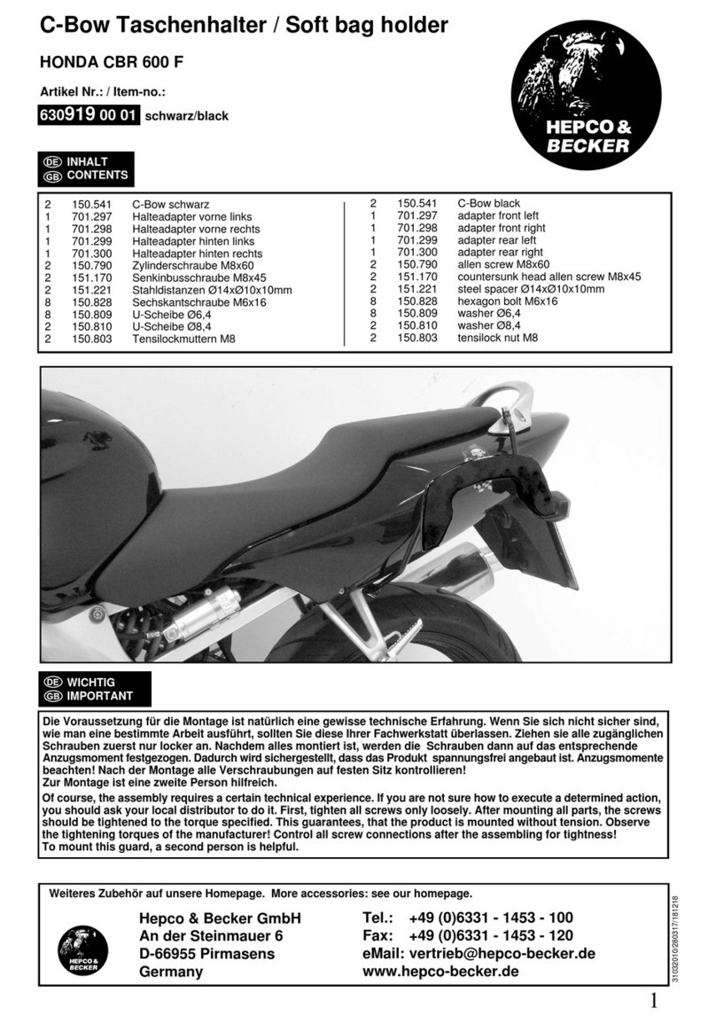 hepco & becker 630919 00 01 User manual