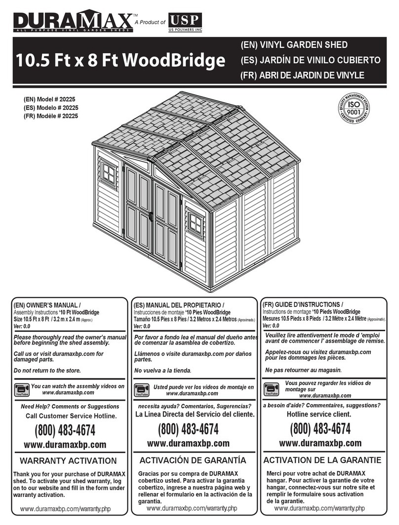USP DuraMax WoodBridge 20225 User manual USP DuraMax WoodBridge 20225 User manual