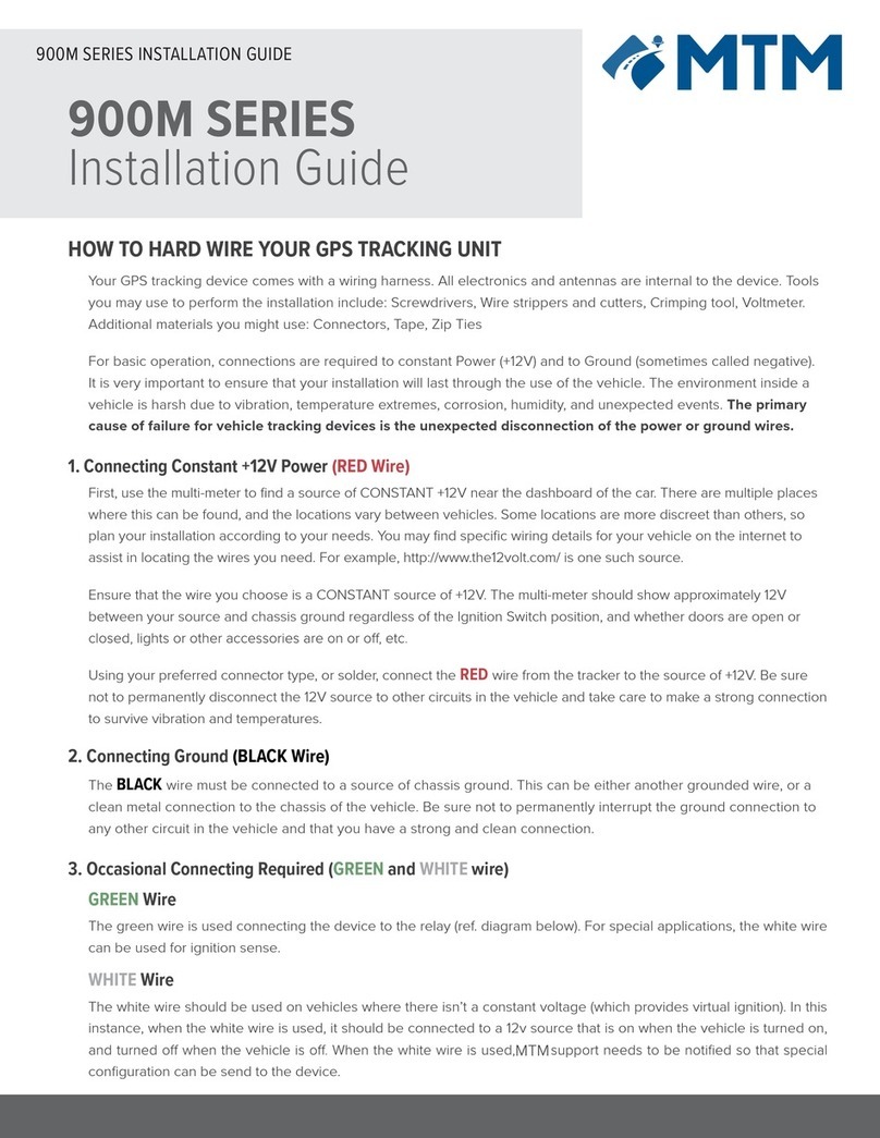 MTM 900M Series User manual