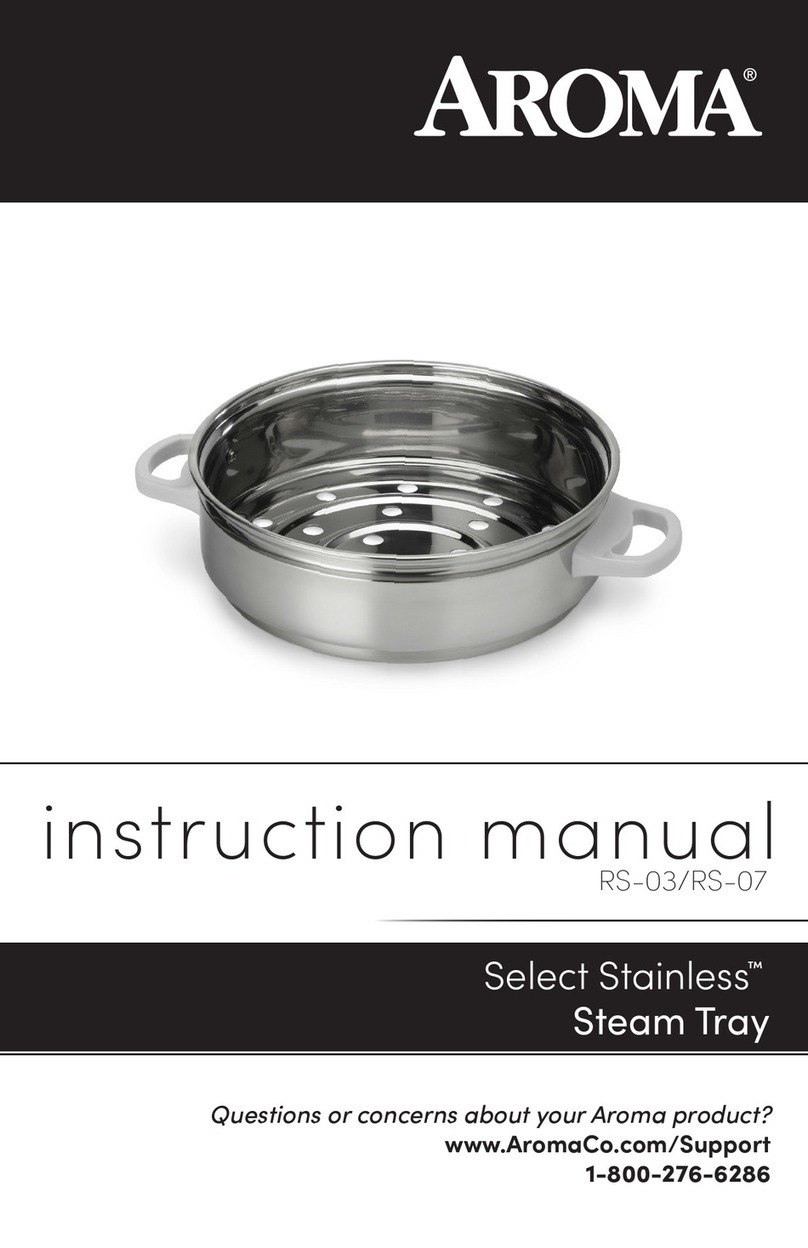 Aroma Select Stainless RS-03 User manual
