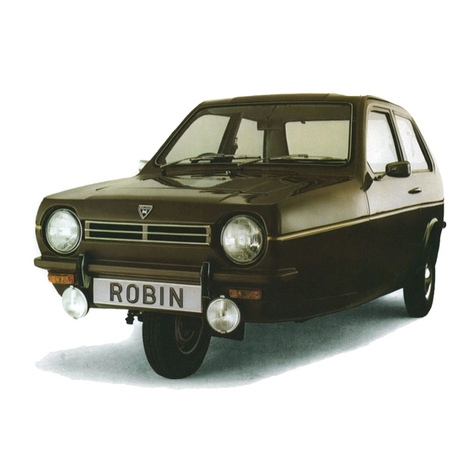 Reliant ROBIN 850 Instruction manual