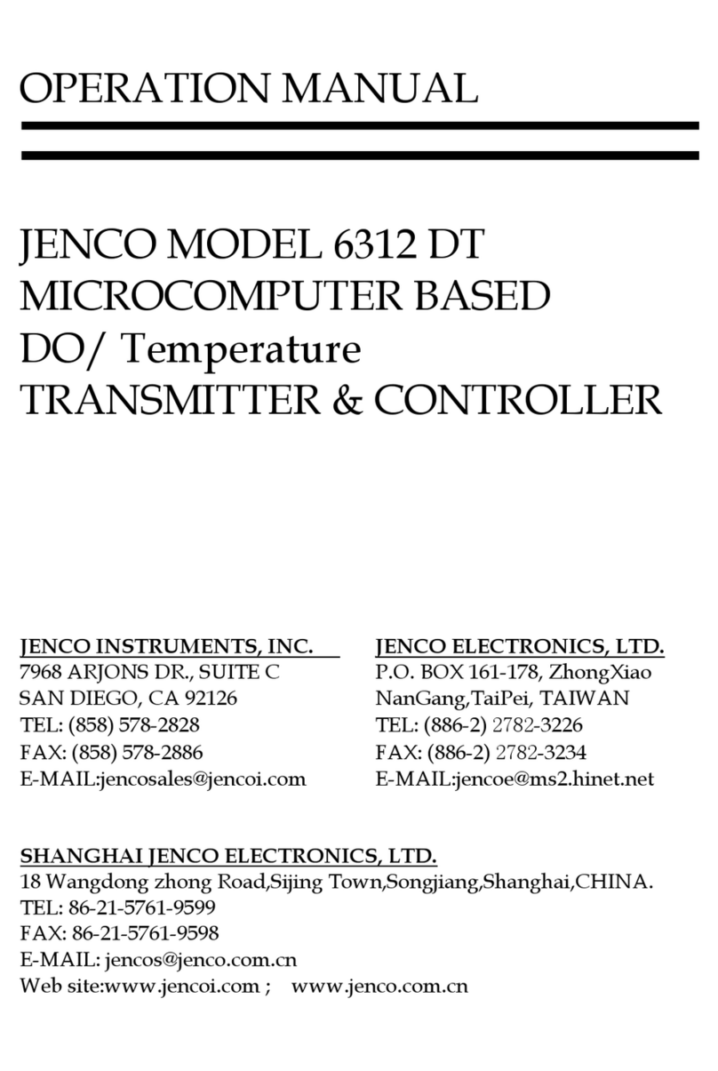 JENCO 6312 DT User manual