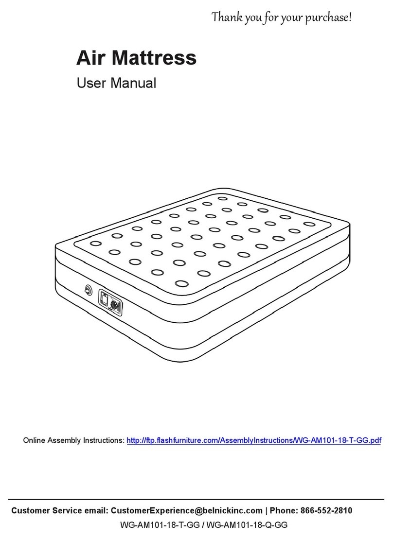 Flash Furniture Twin WG-AM101-18-T-GG User manual