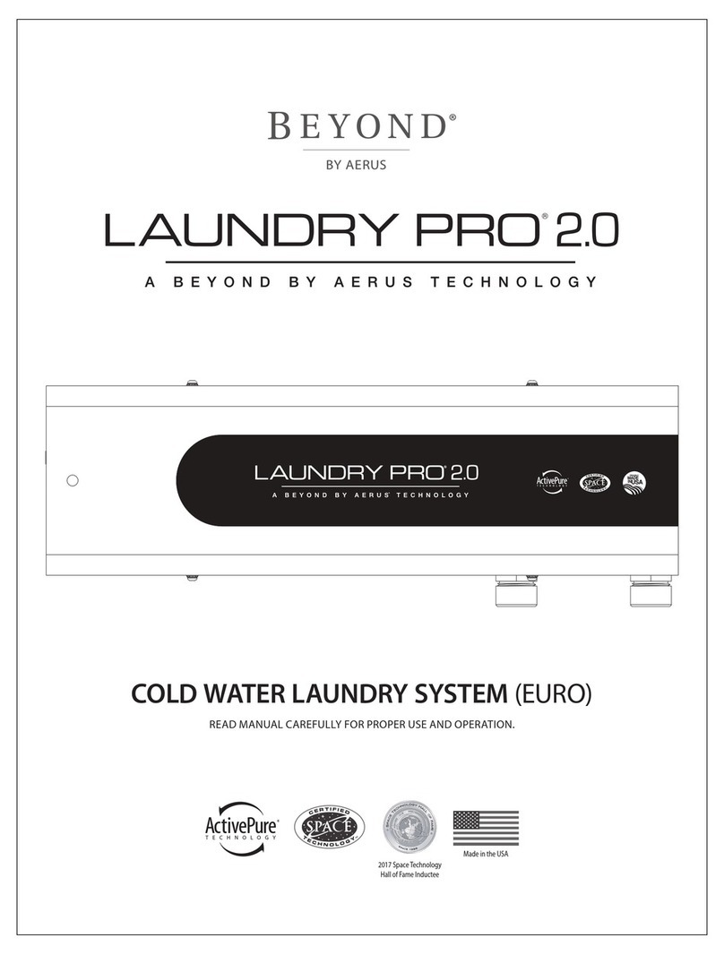 Aerus Beyond LAUNDRY PRO 2.0 User manual