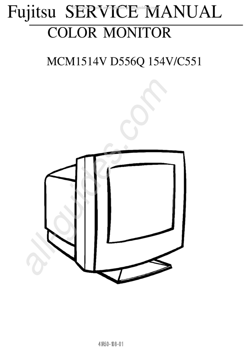 Fujitsu MCM1514V D556Q 154V/C551 User manual