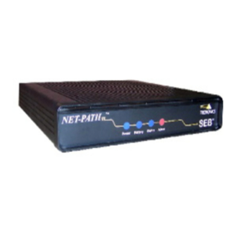Teltronics SEB NET-PATHm Installation and operation guide