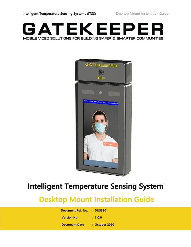 Gatekeeper Systems ITSS Desktop Mount Installation Guide