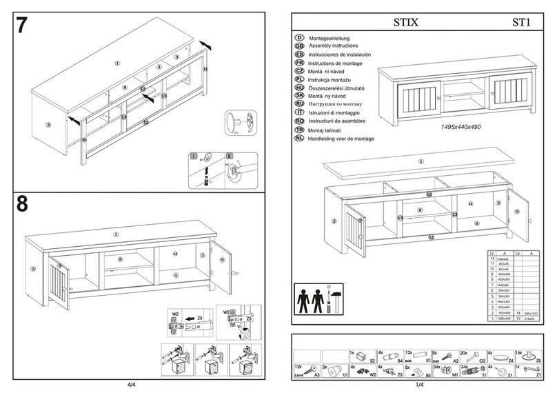 NABBI STIX ST1 Assembly instructions NABBI STIX ST1 Assembly instructions