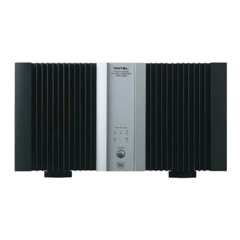 Rotel RMB-1095-3 Technical manual