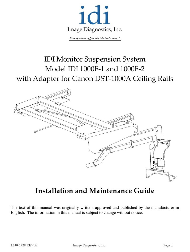 idi 1000F-1 Installation and maintenance guide
