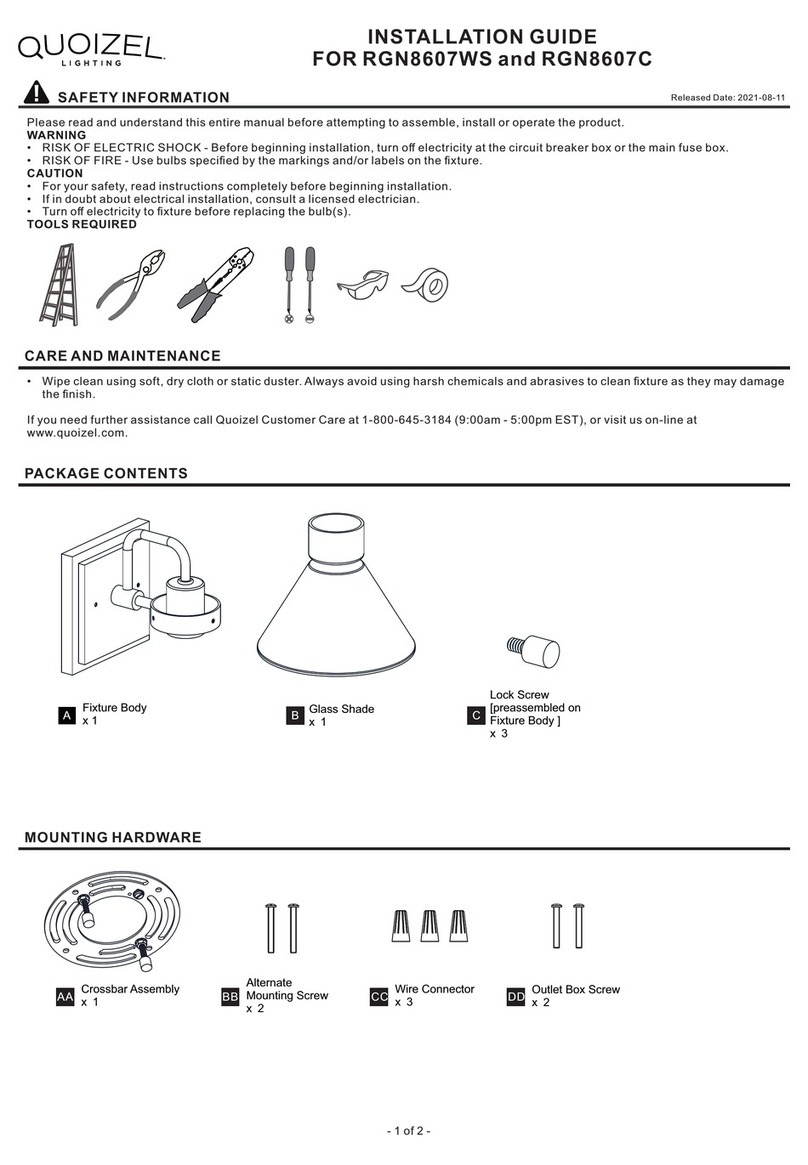 Quoizel RGN8607WS installation guide