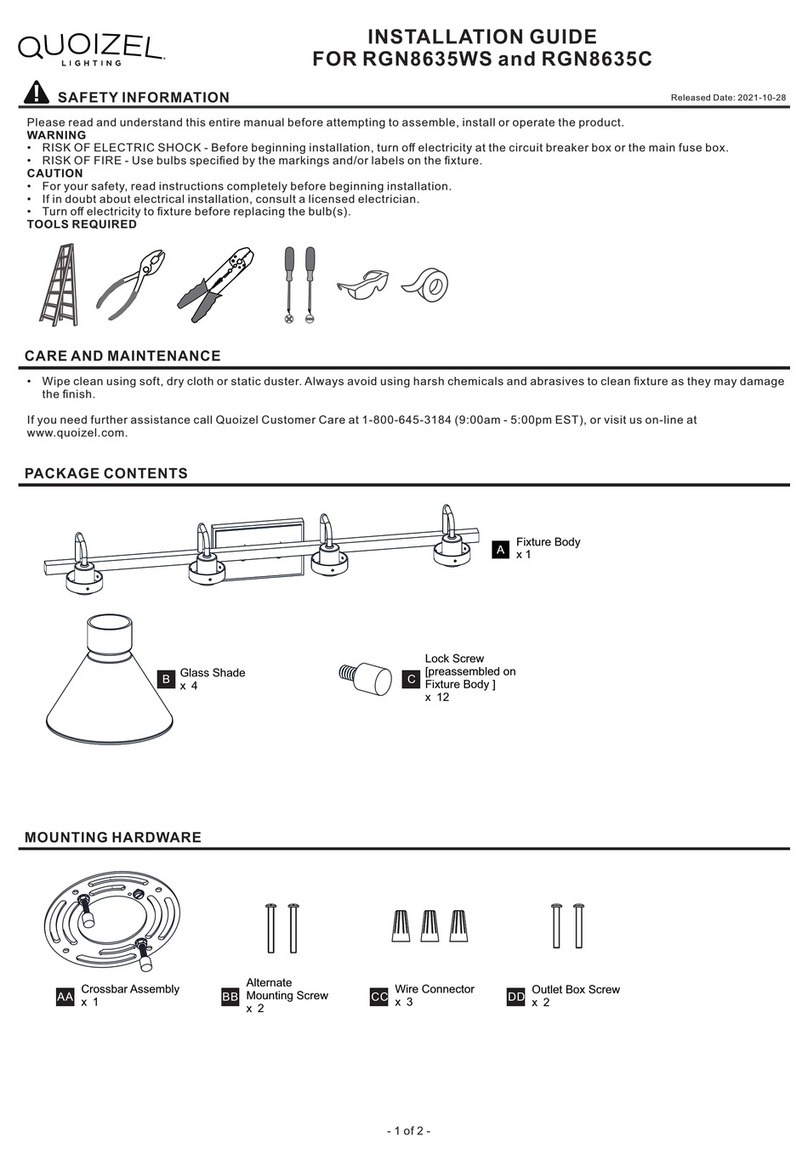 Quoizel RGN8635WS User manual