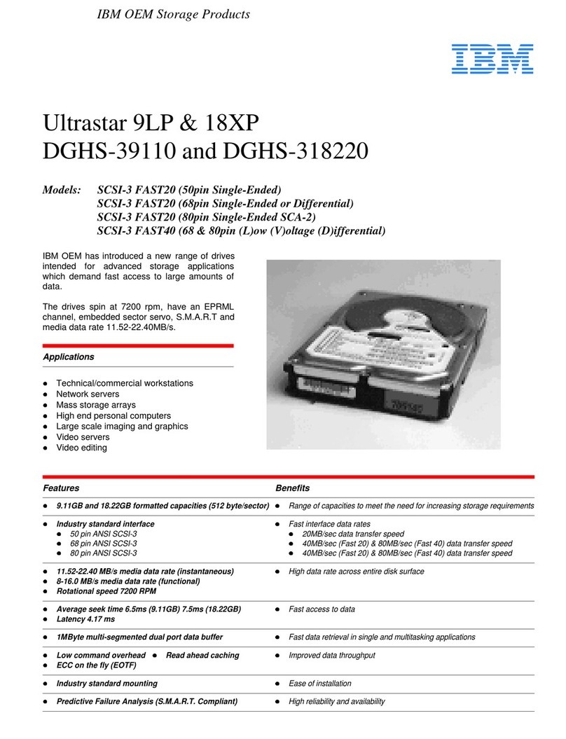 IBM Ultrastar 9LP User manual