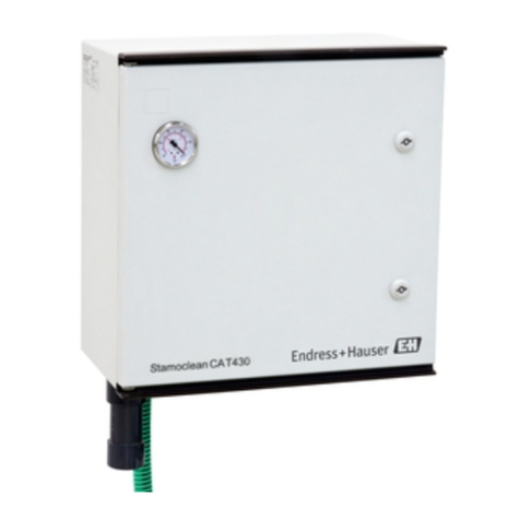 Endress+Hauser Stamoclean CAT430 operating instructions