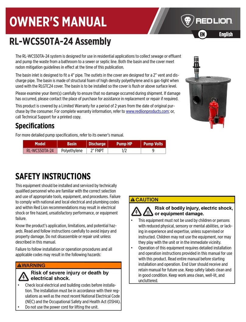 red lion RL-WCS50TA-24 User manual