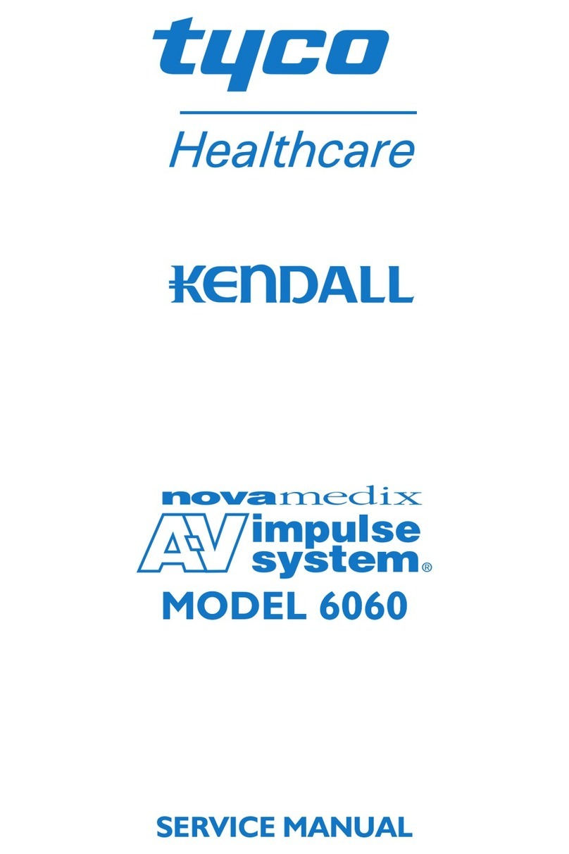 Tyco Healthcare KENDALL 6060 Novamedix A-V Impulse System User manual