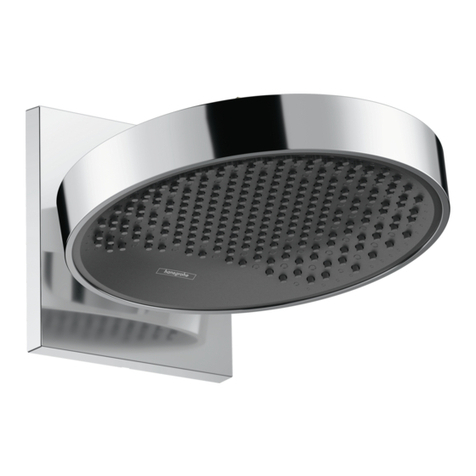 Hans Grohe Rainfinity 250 1jet EcoSmart 26227 Series Instructions for use