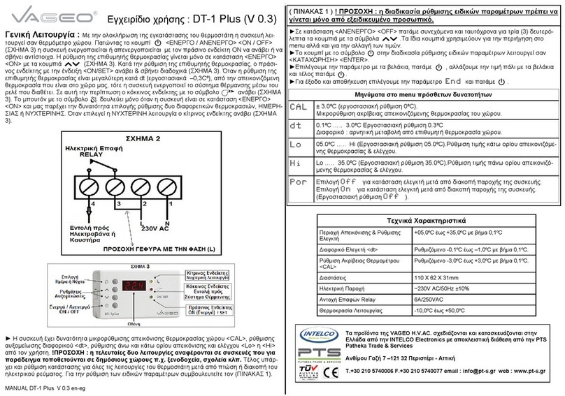 Vageo DT-1 Plus quick start guide