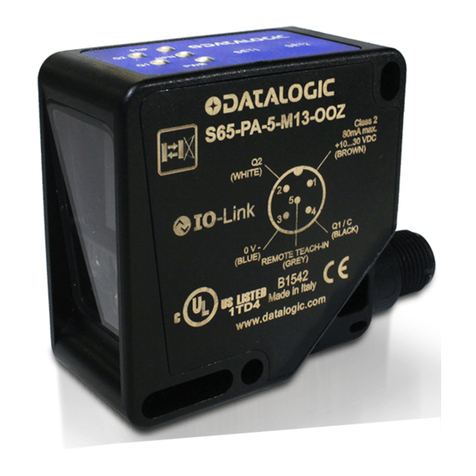 Datalogic S65-PA-5-M13 instruction manual