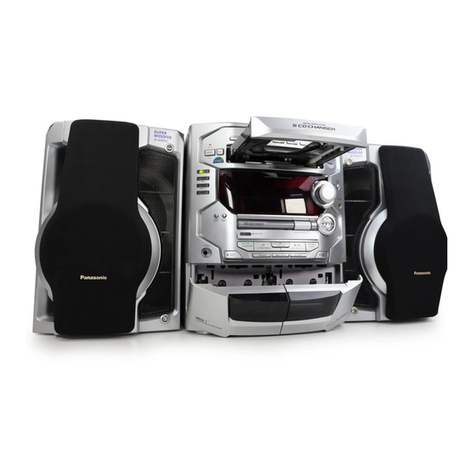 Panasonic SAAK58 - MINI HES W/CD User manual Panasonic SAAK58 - MINI HES W/CD User manual