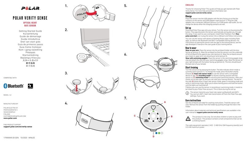 Polar Electro 4J quick start guide