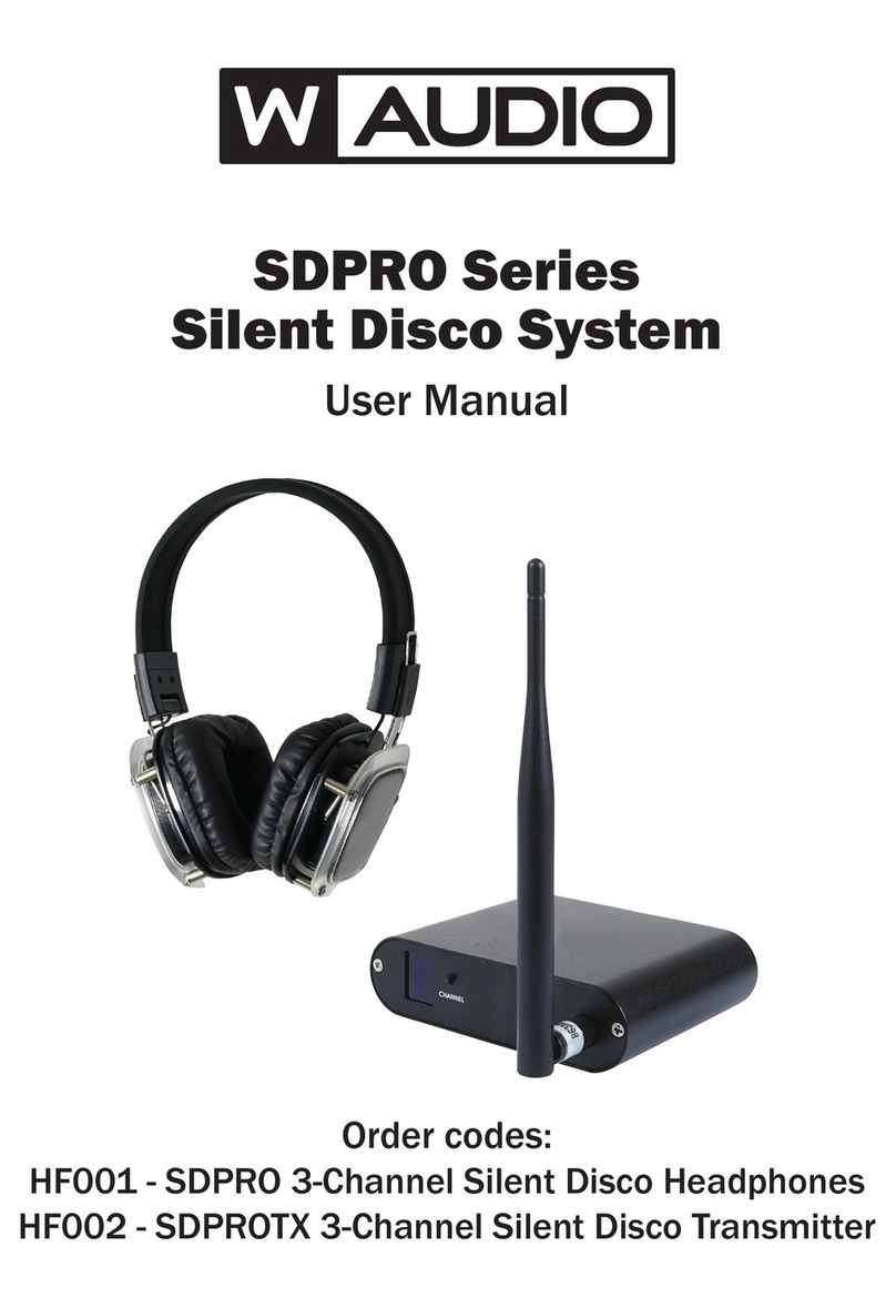 Waudio SDPRO Series user manual