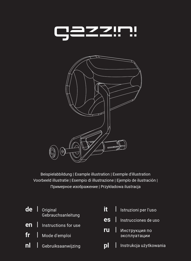 Gazzini 10030234 Instructions for use