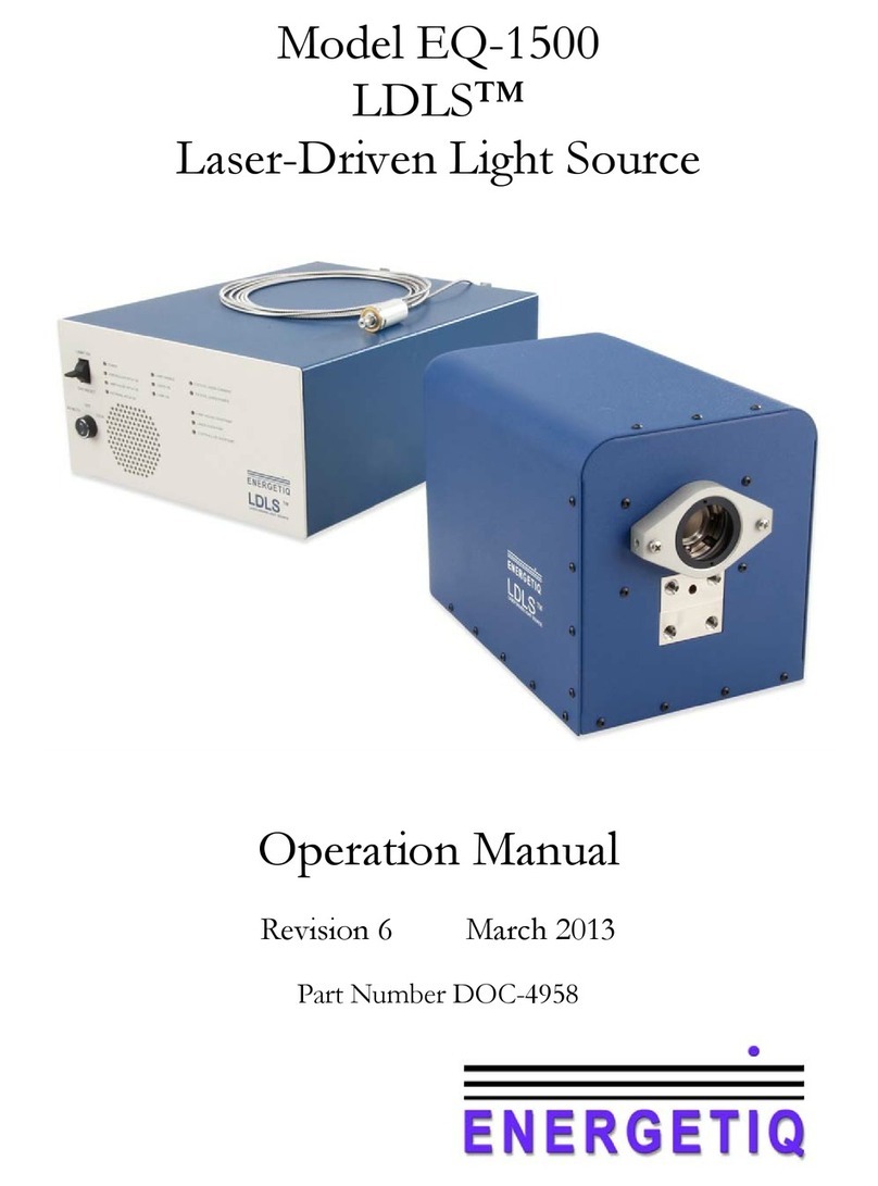 Energetiq LDLS EQ-1500 Operation manual